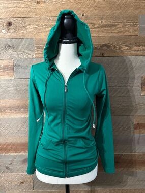 NWT New Mix Emerald Green Activewear Set Hoodie & Leggings One Size